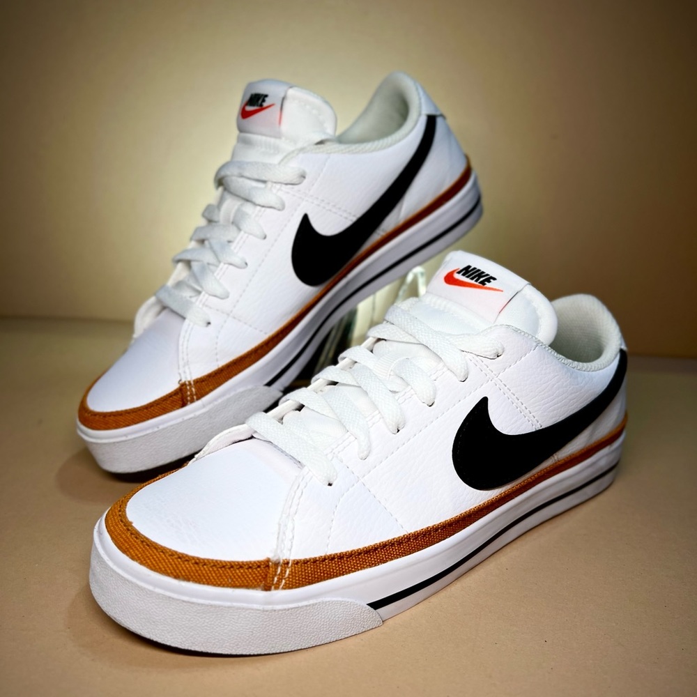 Nike Court Legacy White Desert Ochre DH3161-100 Women Sizes 8